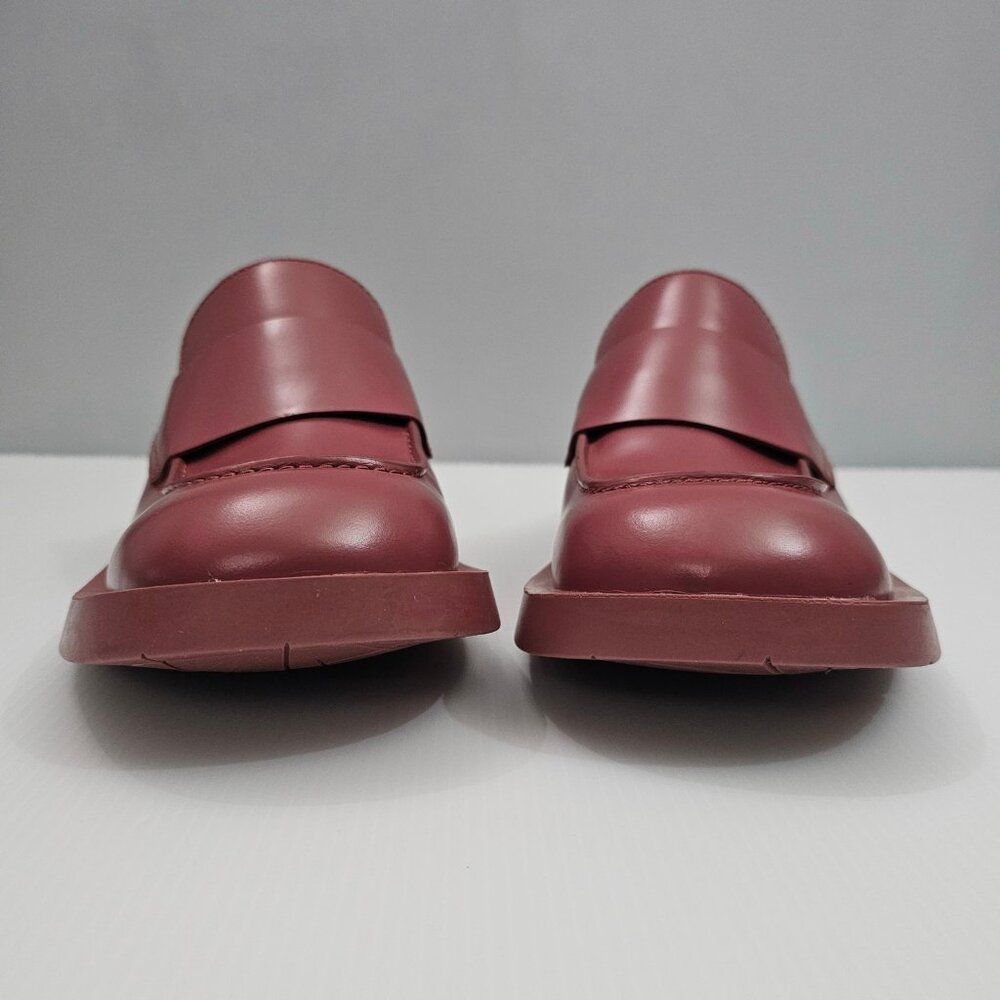 Camper Mil 1978 Mule Loafer Womens EU 40 Red Leather Slide Backless Slip On NEW - Picture 6 of 13